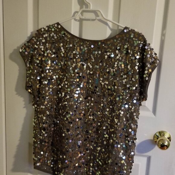 The Limited sequin shirt, size L - Picture 1 of 8